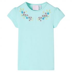 Tricou pentru copii, turcoaz deschis, 140