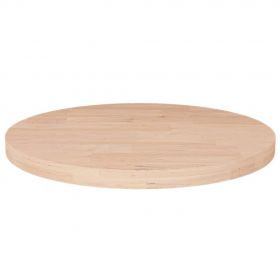 vidaXL Blat de masă rotund, Ø50x2,5 cm, lemn masiv stejar netratat