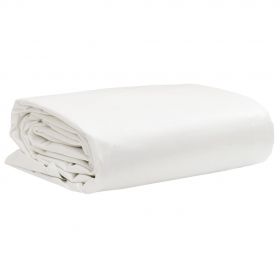 vidaXL Prelată, alb, 4x6 m, 650 g/m²