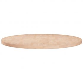 vidaXL Blat de masă rotund, Ø70x2,5 cm, lemn masiv stejar netratat