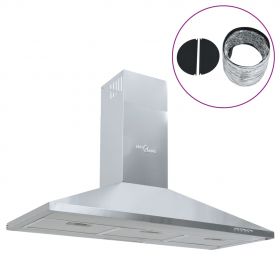 vidaXL Hotă de aragaz, 90 cm, oțel inoxidabil