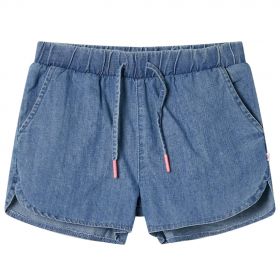 Pantaloni scurți pentru copii, albastru denim, 116