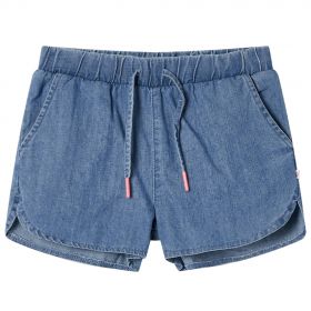 Pantaloni scurți pentru copii, albastru denim, 140