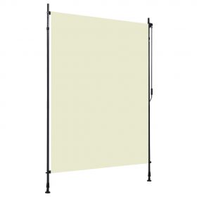 vidaXL Jaluzea tip rulou de exterior, crem, 150 x 270 cm