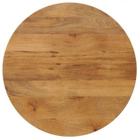 vidaXL Blat de masă rotund, Ø 90x2,5 cm, lemn masiv de mango brut