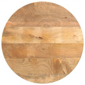 vidaXL Blat de masă rotund, Ø 40x3,8 cm, lemn masiv de mango brut