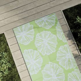 vidaXL Covor de exterior, verde, 80x150 cm, PP