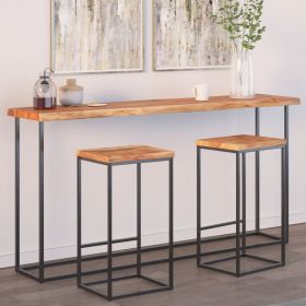 vidaXL Blat masă 160x40x2,5 cm dreptunghiular lemn acacia margine vie