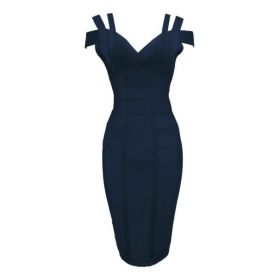 Rochie teacă Mariah albastru inchis L