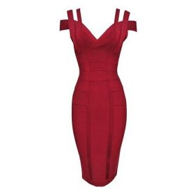 Rochie teacă Mariah burgundy L