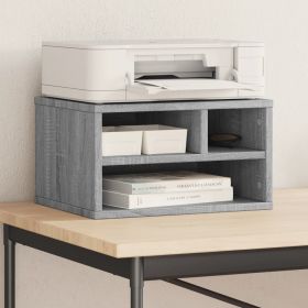 vidaXL Suport imprimantă, gri sonoma, 40x32x22,5 cm, lemn prelucrat