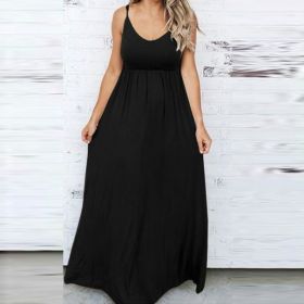 Rochie de plaja lunga negru S