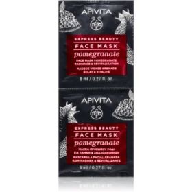 Apivita Express Beauty Pomegranate Mască facială pentru revitalizare și iluminare