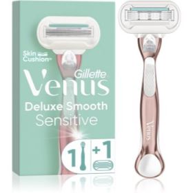 Gillette Venus Deluxe Smooth Sensitive Rosegold aparat de ras + capete de schimb