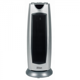 Aeroterma ceramica turn Zilan ZLN-8342, 2000 W, Oscilanta, 2 trepte de putere, Gri