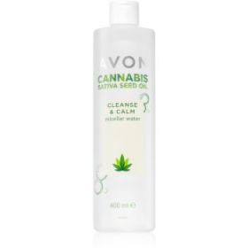 Avon Cannabis Sativa Oil Cleanse & Calm apa de fata cu particule micele cu efect calmant