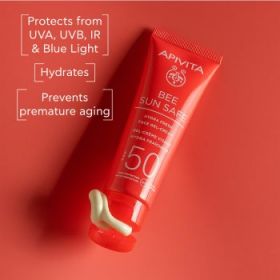 Apivita Bee Sun Safe crema gel pentru hidratare. SPF 50