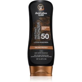 Australian Gold Lotion With Bronzer tratament pentru protectie solara cu efect autobronzant