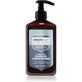 Arganicare Biotin Leave-In Conditioner balsam (nu necesita clatire) pentru păr uscat și deteriorat