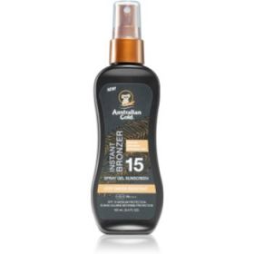 Australian Gold Instant Bronzer spray protector pentru plajă cu efect autobronzant