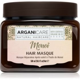 Arganicare Monoi Hair Masque masca de par regeneratoare dupa expunerea la soare