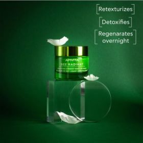 Apivita Bee Radiant gel balsam detoxifiant pentru noapte și netezire