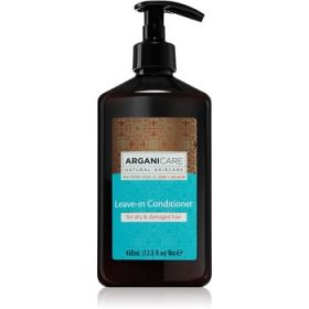 Arganicare Argan Oil & Shea Butter Leave-In Conditioner balsam (nu necesita clatire) pentru păr uscat și deteriorat
