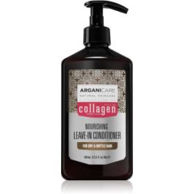 Arganicare Collagen Nourishing Leave-In Conditioner balsam (nu necesita clatire) pentru par fragil