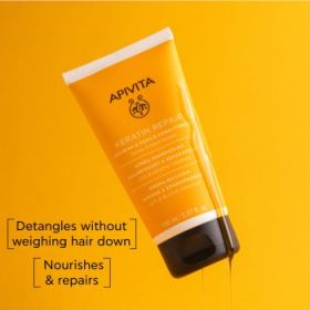 Apivita Keratin Repair balsam regenerant cu keratina pentru păr uscat și deteriorat