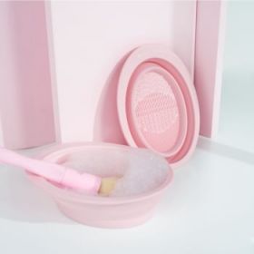 Brushworks Silicone Makeup Brush Cleaning Bowl Dispozitiv de silicon pentru perii de curățare