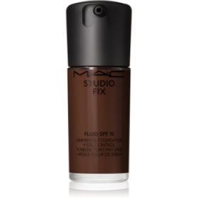 MAC Cosmetics Studio Fix Fluid SPF 15 24HR Matte Foundation + Oil Control machiaj cu efect matifiant SPF 15