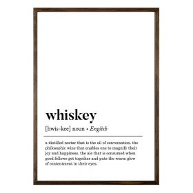 Poster 50x70 cm Whiskey – Wallity