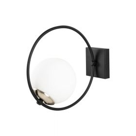 Aplică metalică Opviq lights Aria, negru