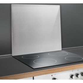 Protecție din oțel pentru peretele de lângă aragaz Maximex Silver, 50 x 56 cm