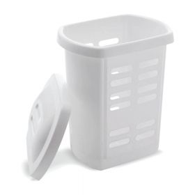 Coș de rufe Addis Linen Hamper White, 60 l, alb