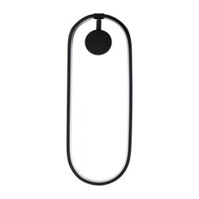 Aplică de perete neagră LED Can – Opviq lights