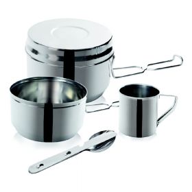 Set 7 vase de camping din inox Orion Track