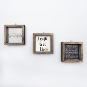 Semn 15x15 cm Mottos – Evila Originals
