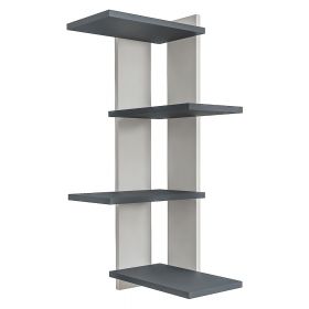 Bibliotecă de perete alb-gri 38x90 cm Perry - Gauge Concept