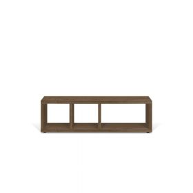 Comodă TV cu aspect de lemn de nuc TemaHome Berlin, 150x45 cm