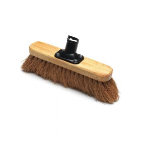 Cap pentru mătură cu fibre moi din cocos Addis Varnished, 27,5 cm