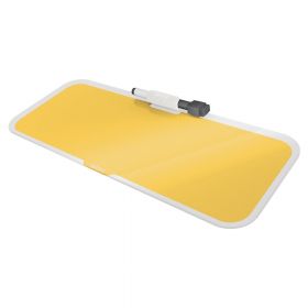 Tablă din sticlă pentru notițe Leitz Cosy, galben