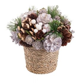 Decorațiune de Crăciun (înălțime 18 cm) Pine – Casa Selección