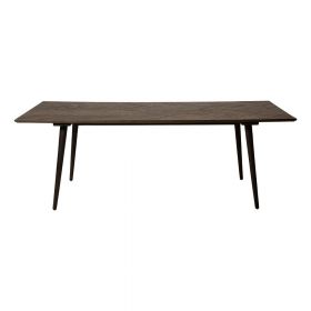 Masă de dining cu aspect de lemn de ulm 100x220 cm Bone – DAN-FORM Denmark