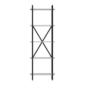 Etajeră neagră-albă 60x180 cm Elston – Kalune Design