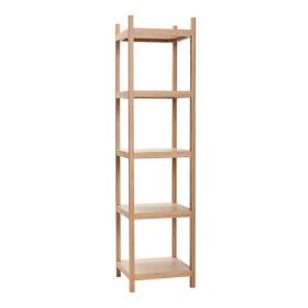 Etajeră din lemn de stejar 45x180 cm Mason – Hübsch