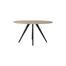 Masă de dining în culoare naturală rotundă ø 140 cm Magnifera – Light & Living