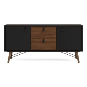 Comodă Tvilum Ry, 150x72 cm, negru-maro