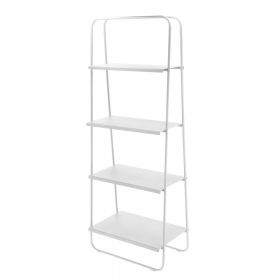 Etajeră gri deschis din metal 29x141 cm A-Bookshelf – Zone