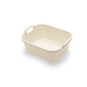 Lighean din plastic cu două mânere Addis, 39 x 32 x 14 cm, crem